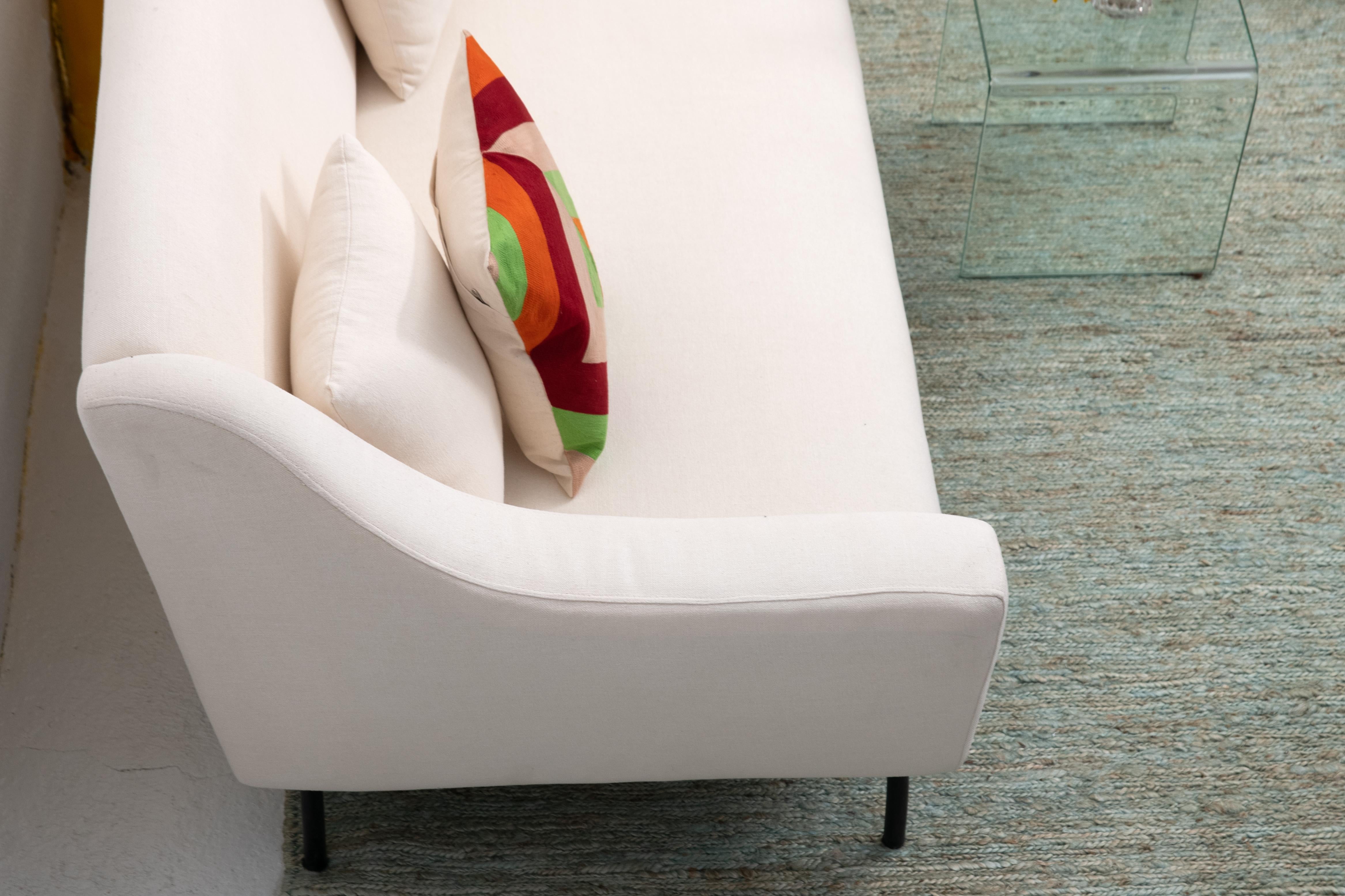 Modern Hand Braided Jute Carpet Rug by Kilombo Home Aqua For Sale 3