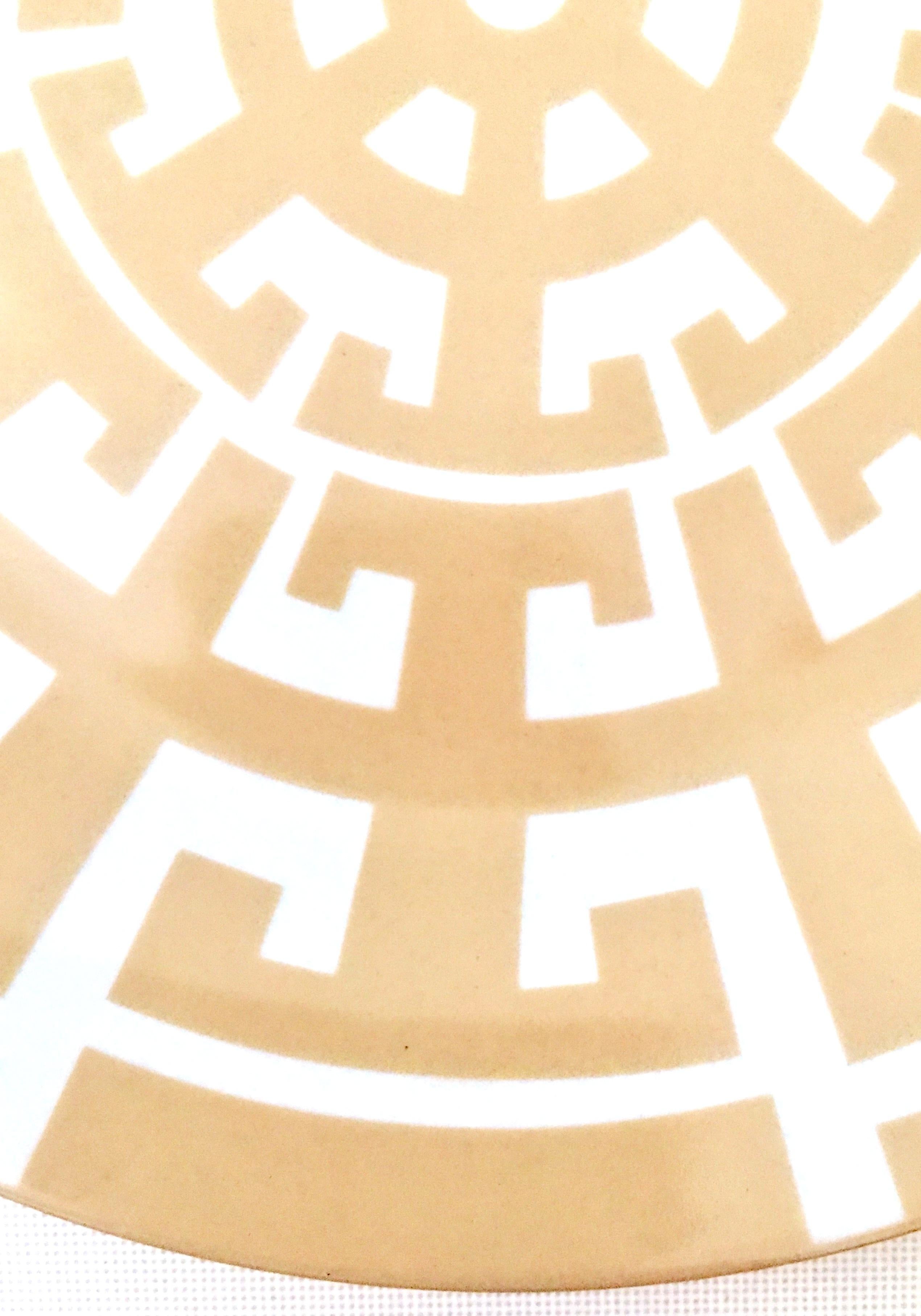 21st Century Modern Hermes Style Geometric Dinnerware By, Colin Cowie S/21 1