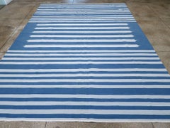 21st Century Modern Indian Flatweave Dhurrie Large Carpet by Galerie Shabab