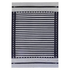 Tapis Dhurrie de grande taille indien moderne du 21e siècle
