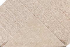 Apadana Beige Modern Bamboo/Silk Boho Handmade Rug