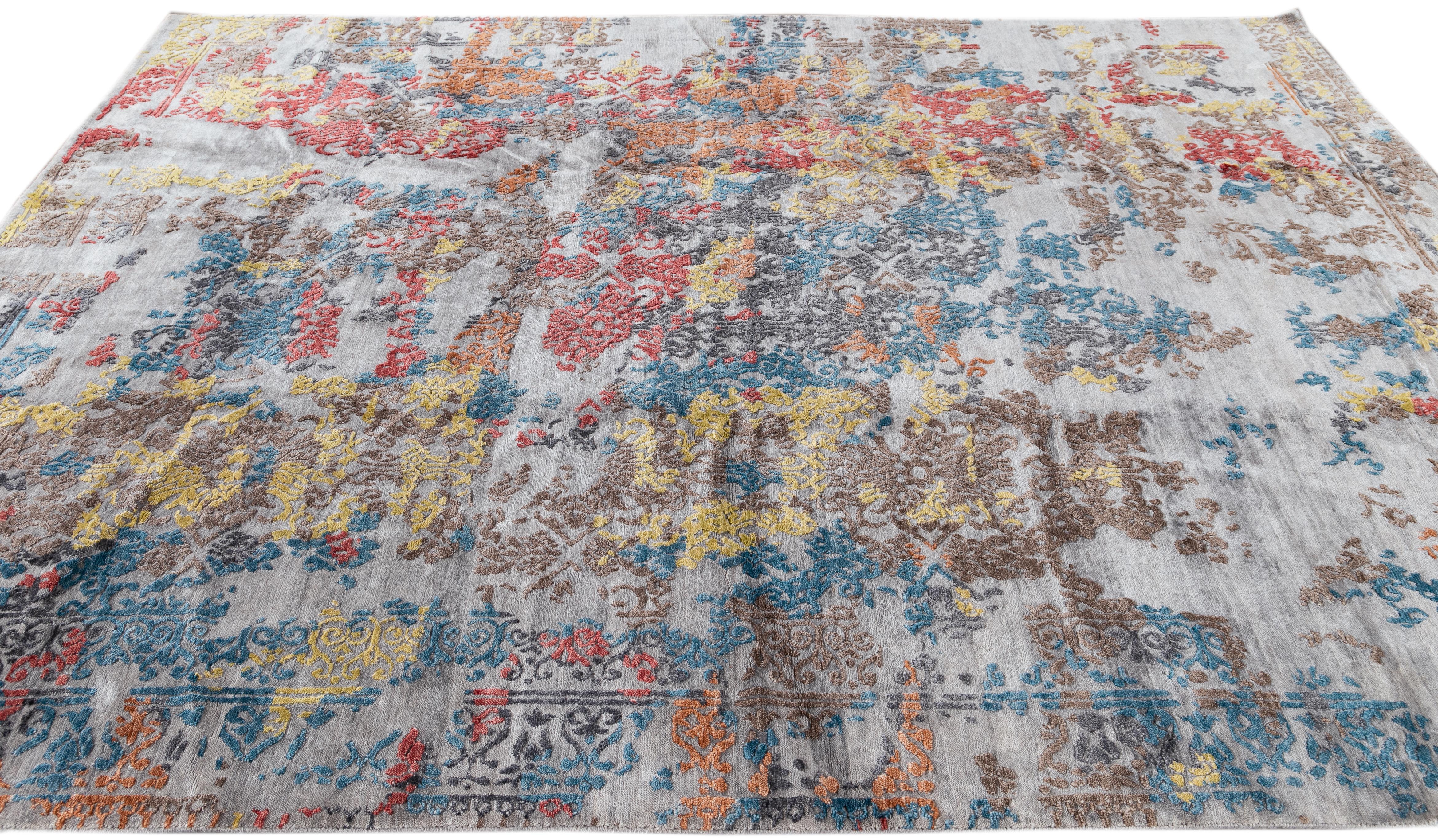 21st Century Modern Indian Rug For Sale 4