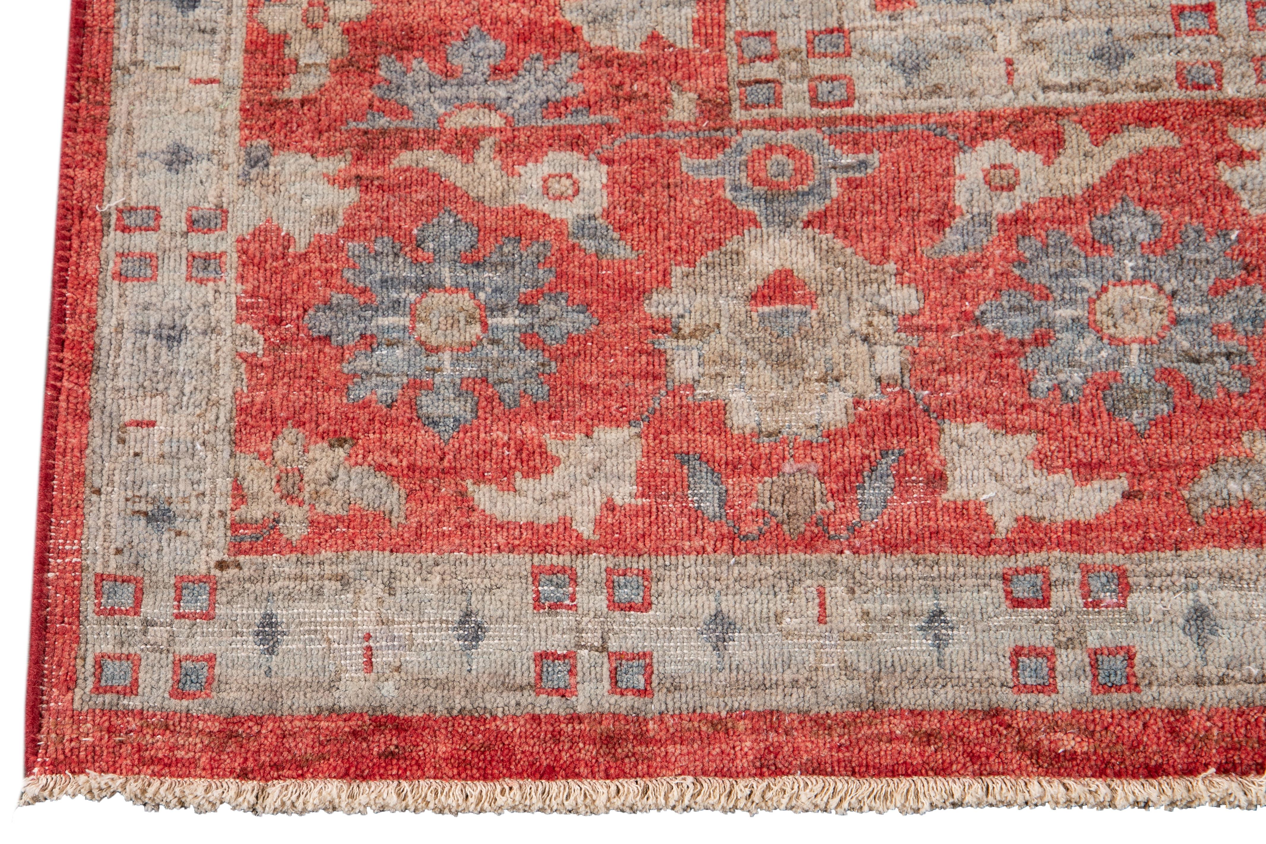21st Century Modern Indian Wool Rug For Sale 7
