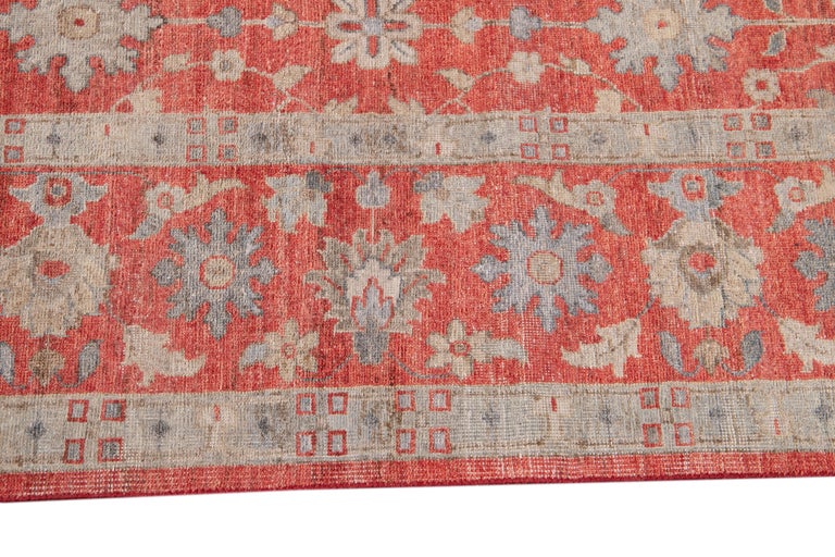 21st Century Modern Indian Wool Rug In New Condition For Sale In Norwalk, CT