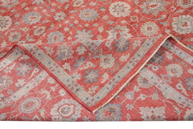 21st Century Modern Indian Wool Rug For Sale 3