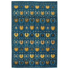 tapis en laine indien moderne du 21e siècle