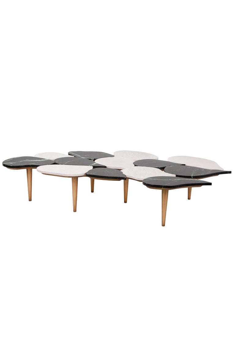 Modern Infinity Coffee Table Handcrafted in Portugal Greenapple - Ready to Ship For Sale 4