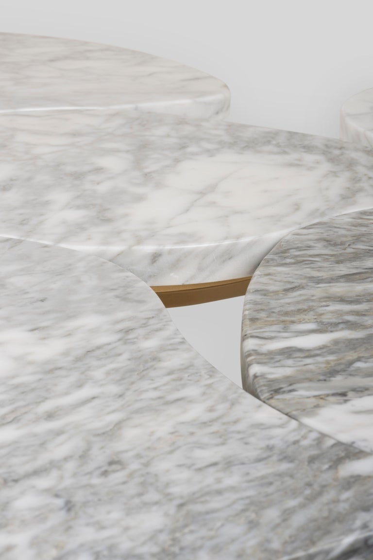 Contemporary Greenapple Coffee Table. Infinity Coffee Table, Marble, Handmade in Portugal For Sale