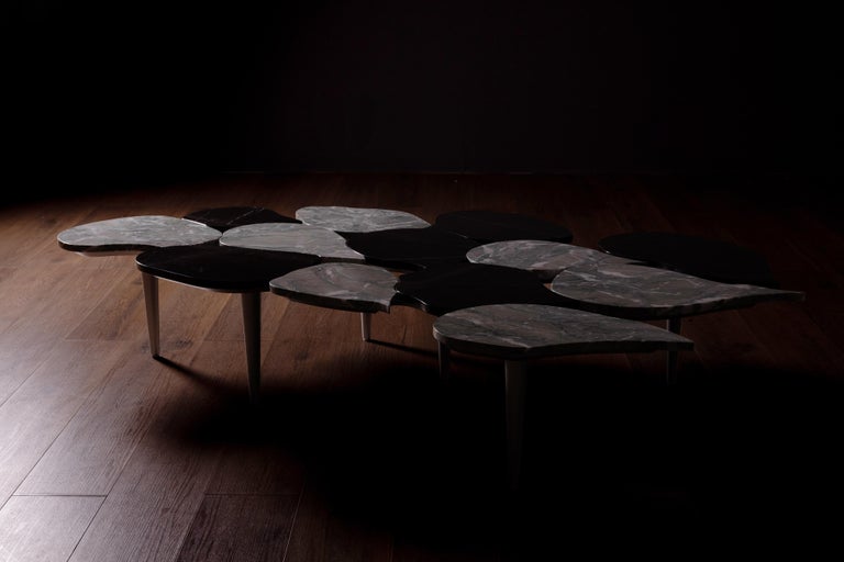 Modern Infinity Coffee Table Handcrafted in Portugal Greenapple - Ready to Ship For Sale 2
