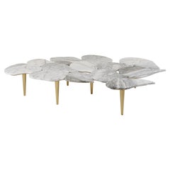 Modern Infinity Coffee Tables, Carrara Marble, Handmade Portugal by Greenapple