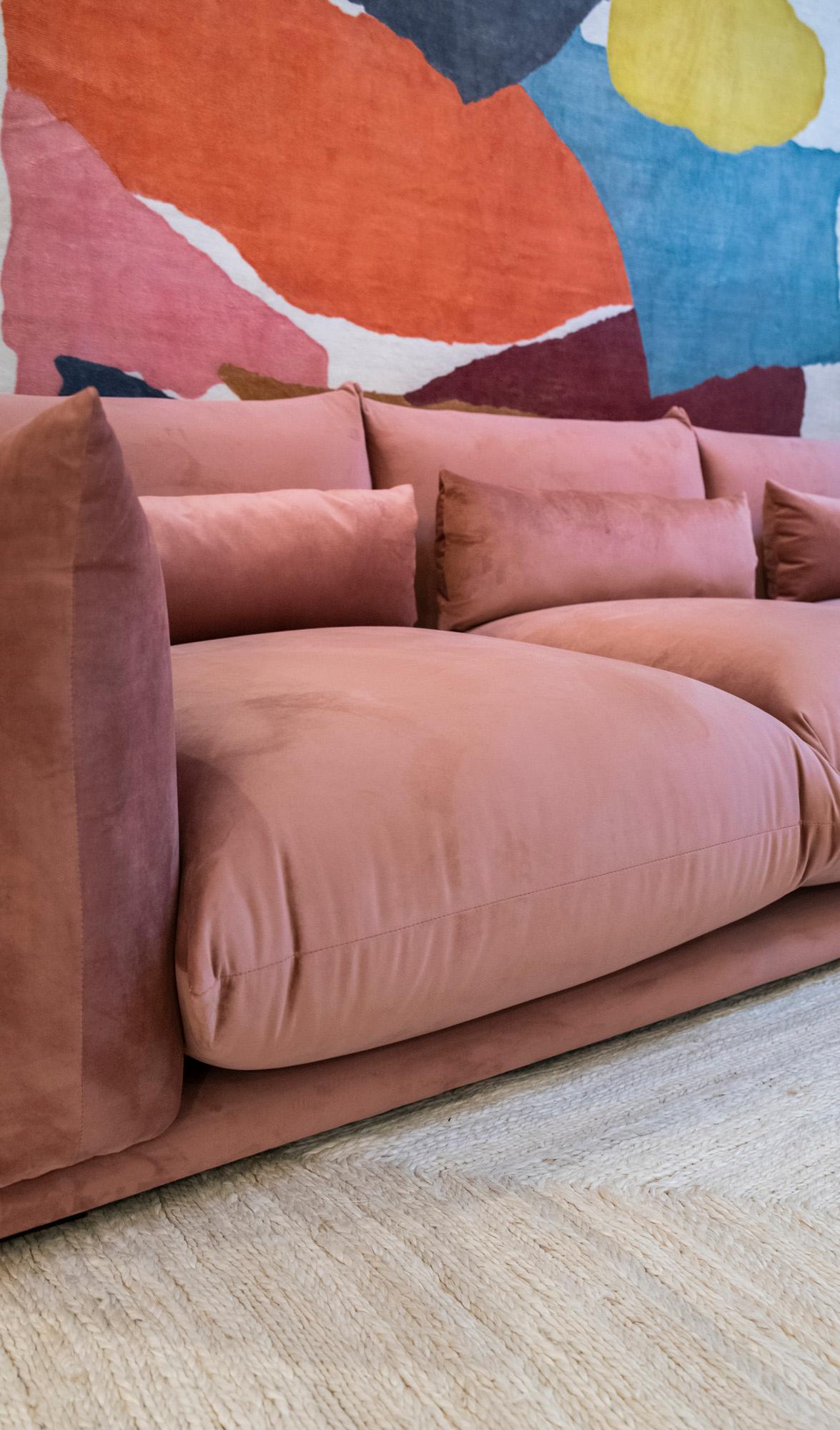 Alfombra moderna tejida a mano en yute by Kilombo Home Marfil Indio en venta
