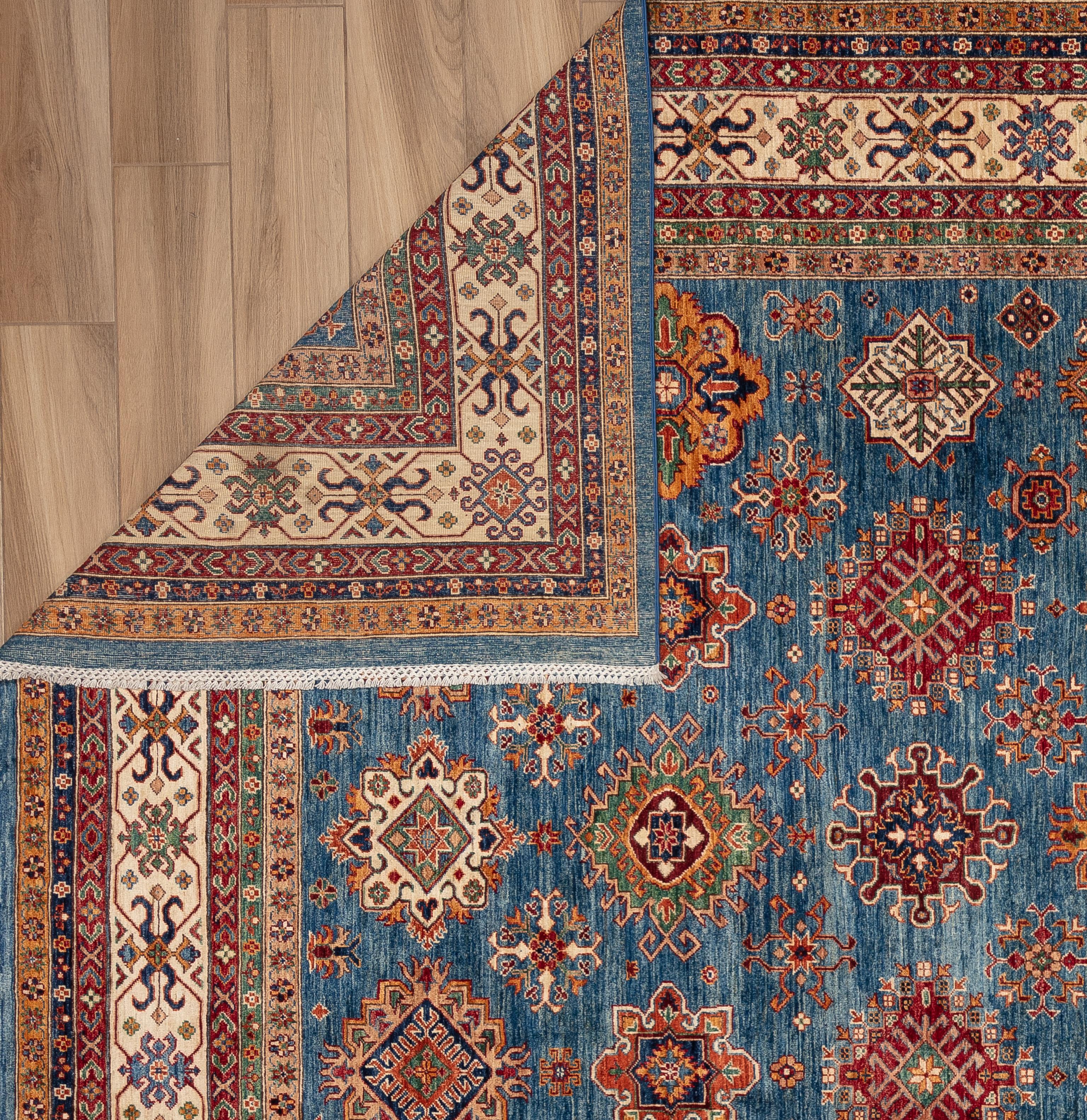 Hand-Woven 21st Century Modern Kazak For Sale
