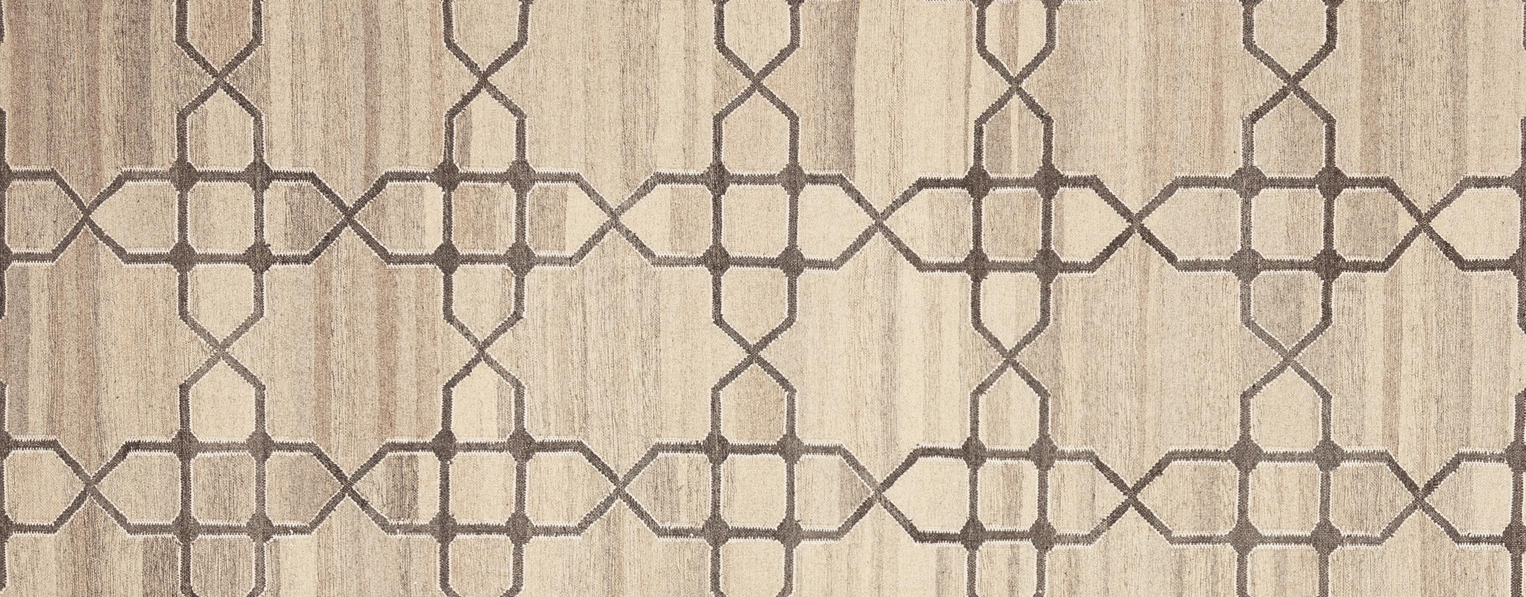 Indiano Kilim moderno del 21° secolo in vendita