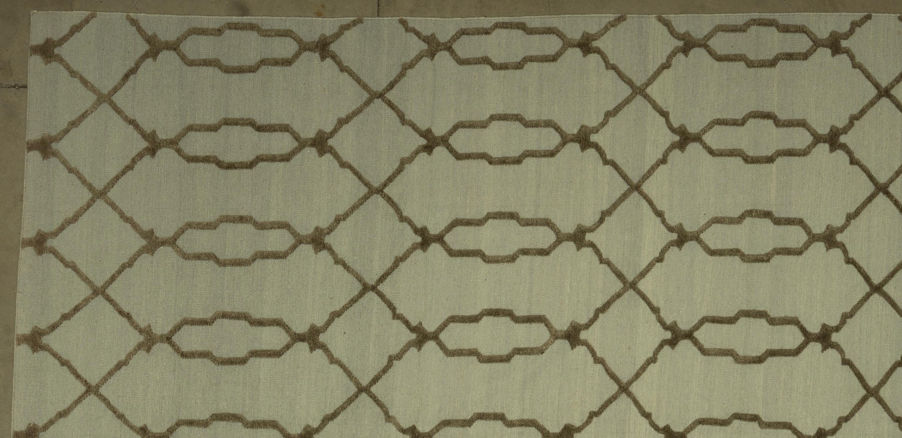 Indien Kilim moderne du 21e siècle en vente