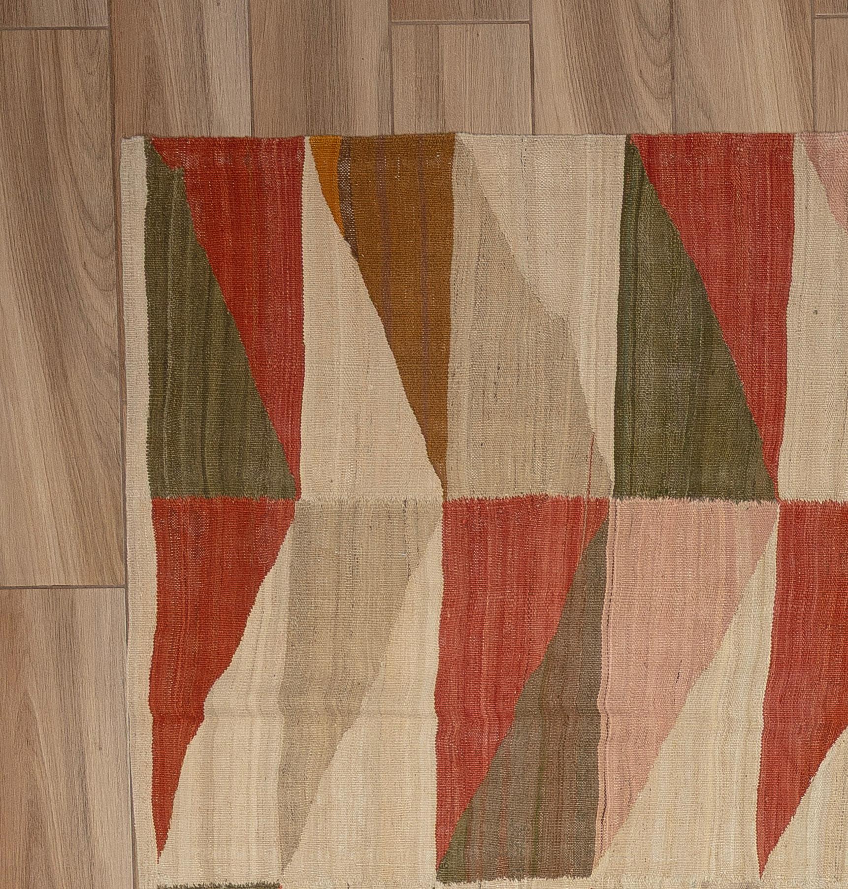 Moderner Kelim des 21. Jahrhunderts (Afghanisch) im Angebot