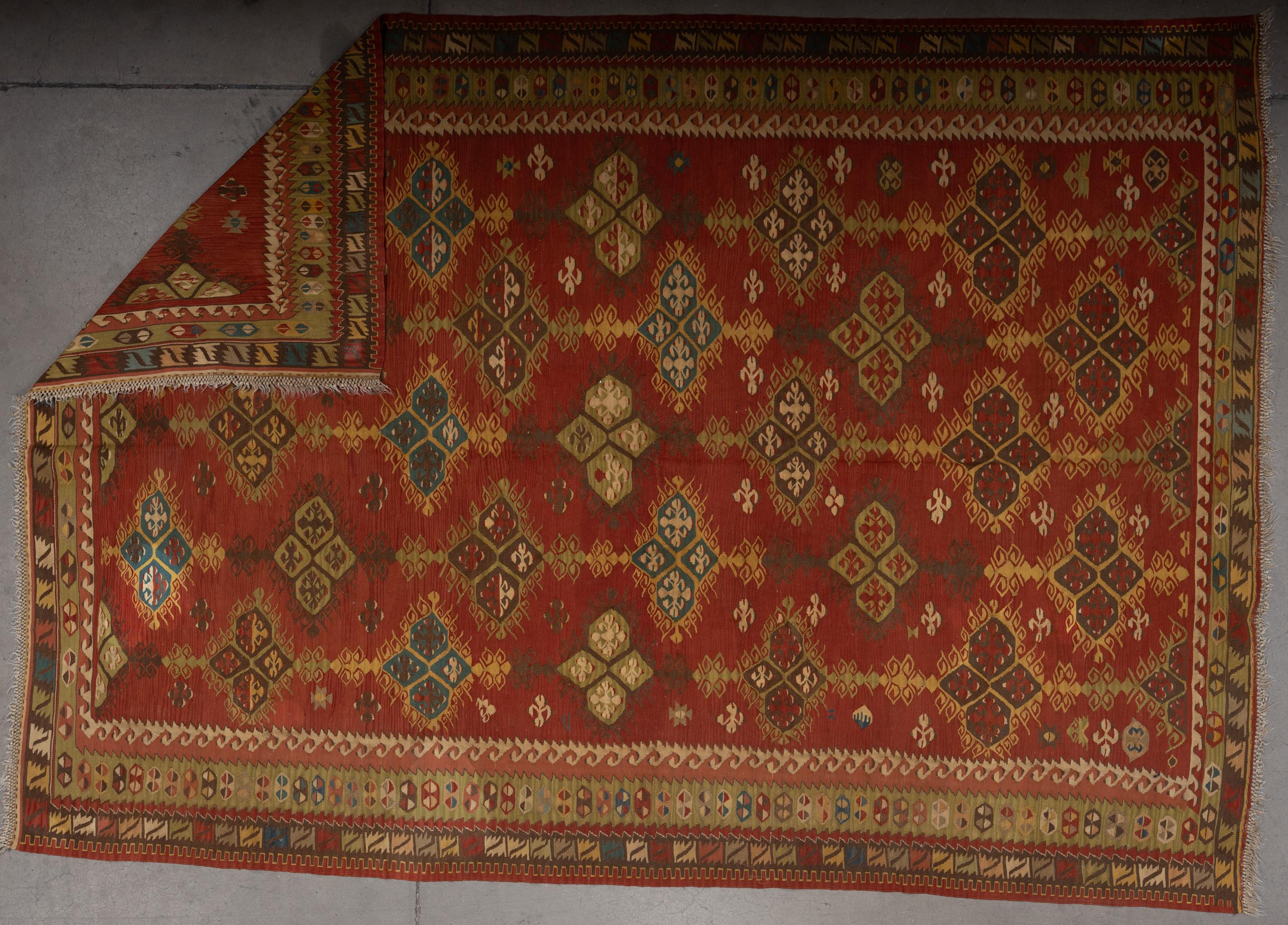 Tessuto a mano 21st Century Modern Kilim in vendita