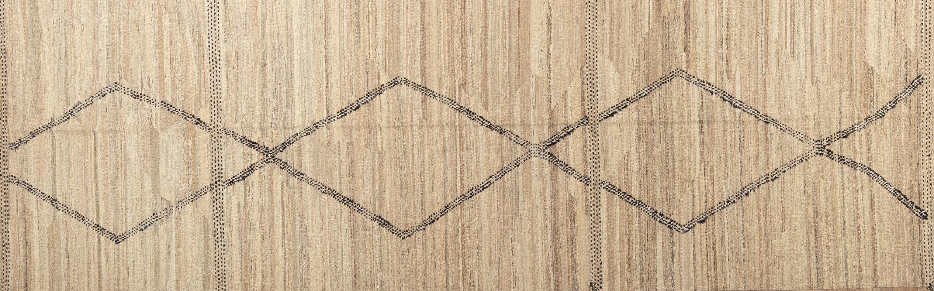 Moderner Kelim des 21. Jahrhunderts (Handgewebt) im Angebot