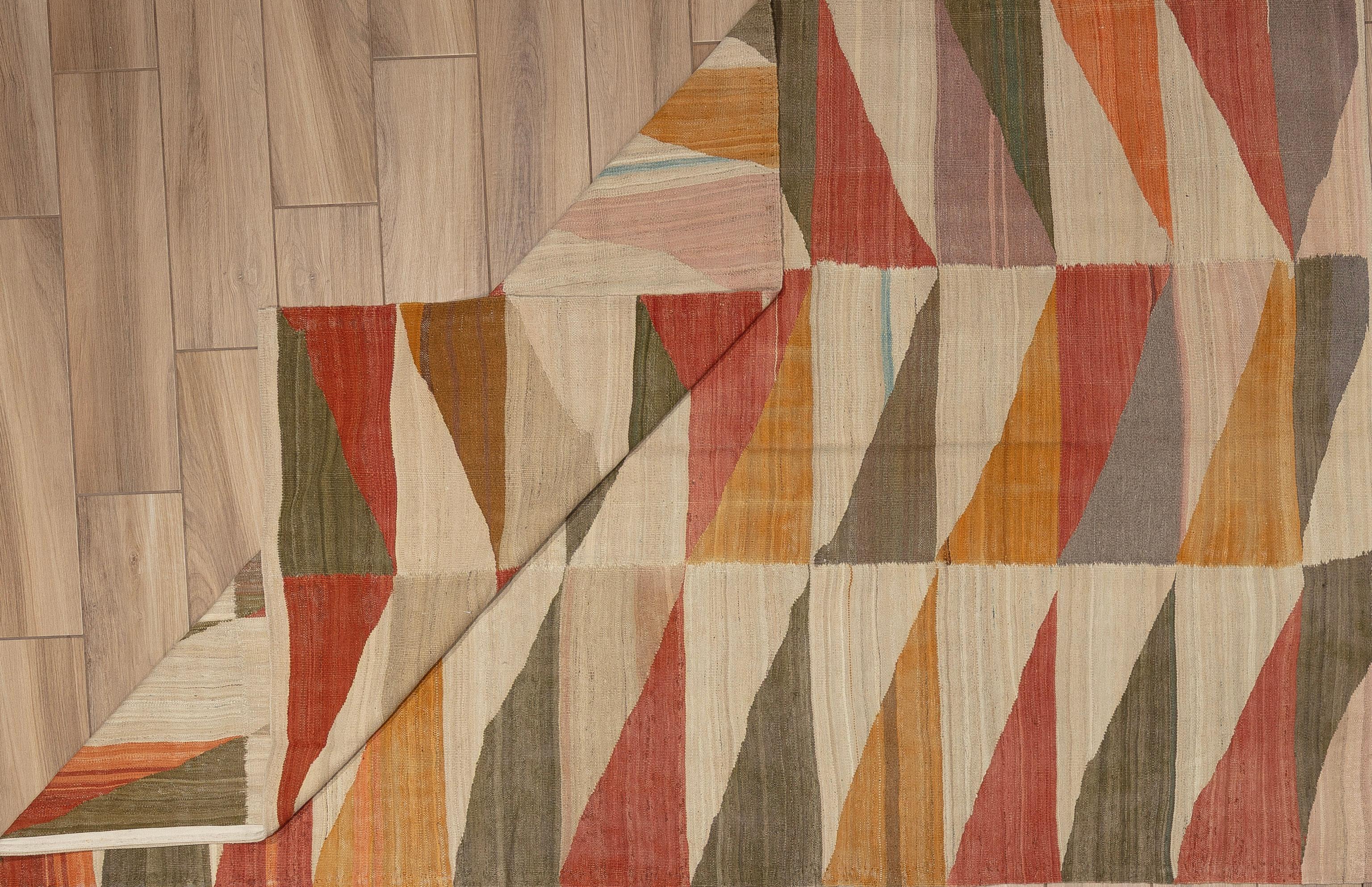 Moderner Kelim des 21. Jahrhunderts im Zustand „Neu“ im Angebot in Paradise Valley, AZ