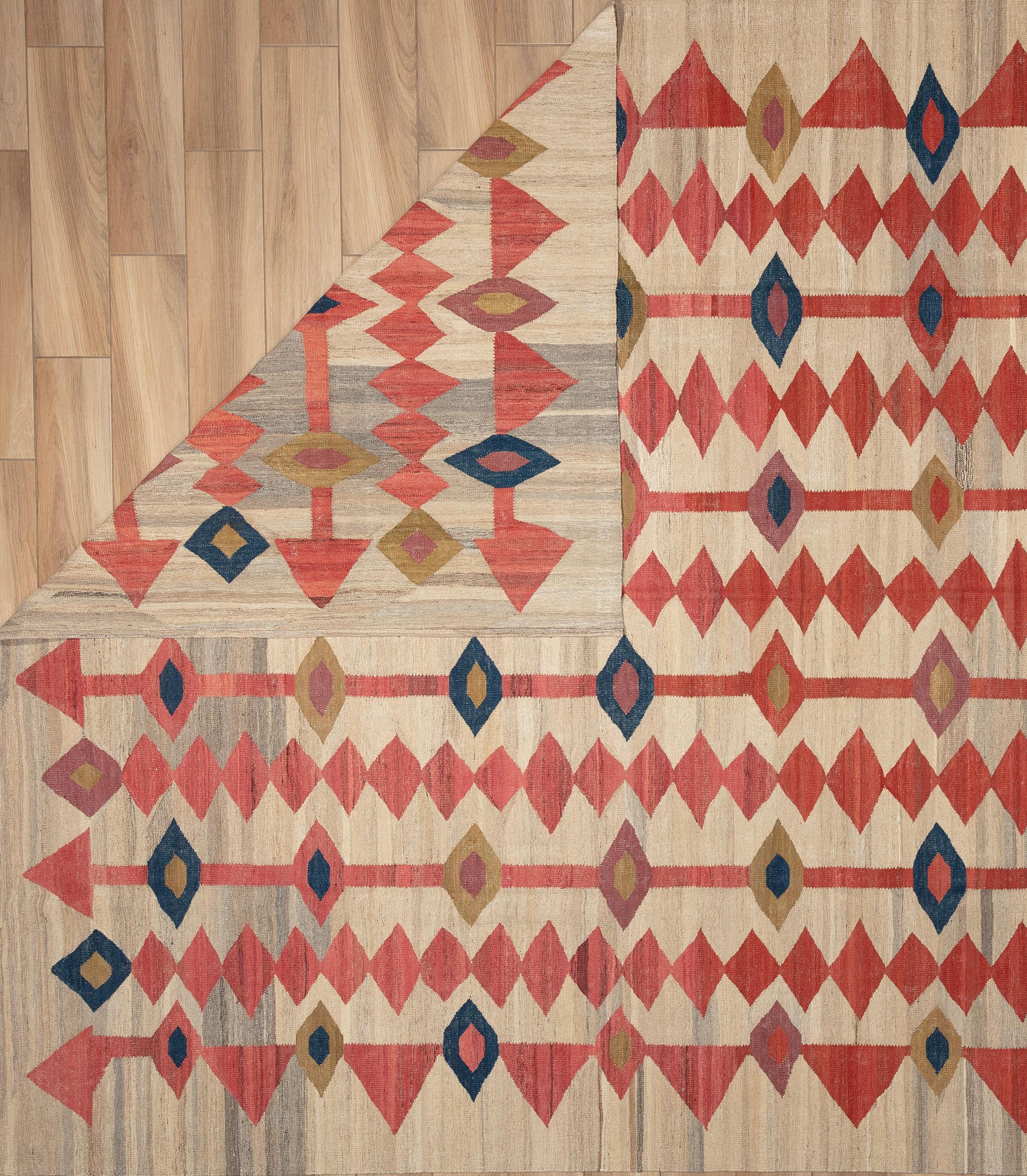 Moderner Kelim des 21. Jahrhunderts im Zustand „Neu“ im Angebot in Paradise Valley, AZ