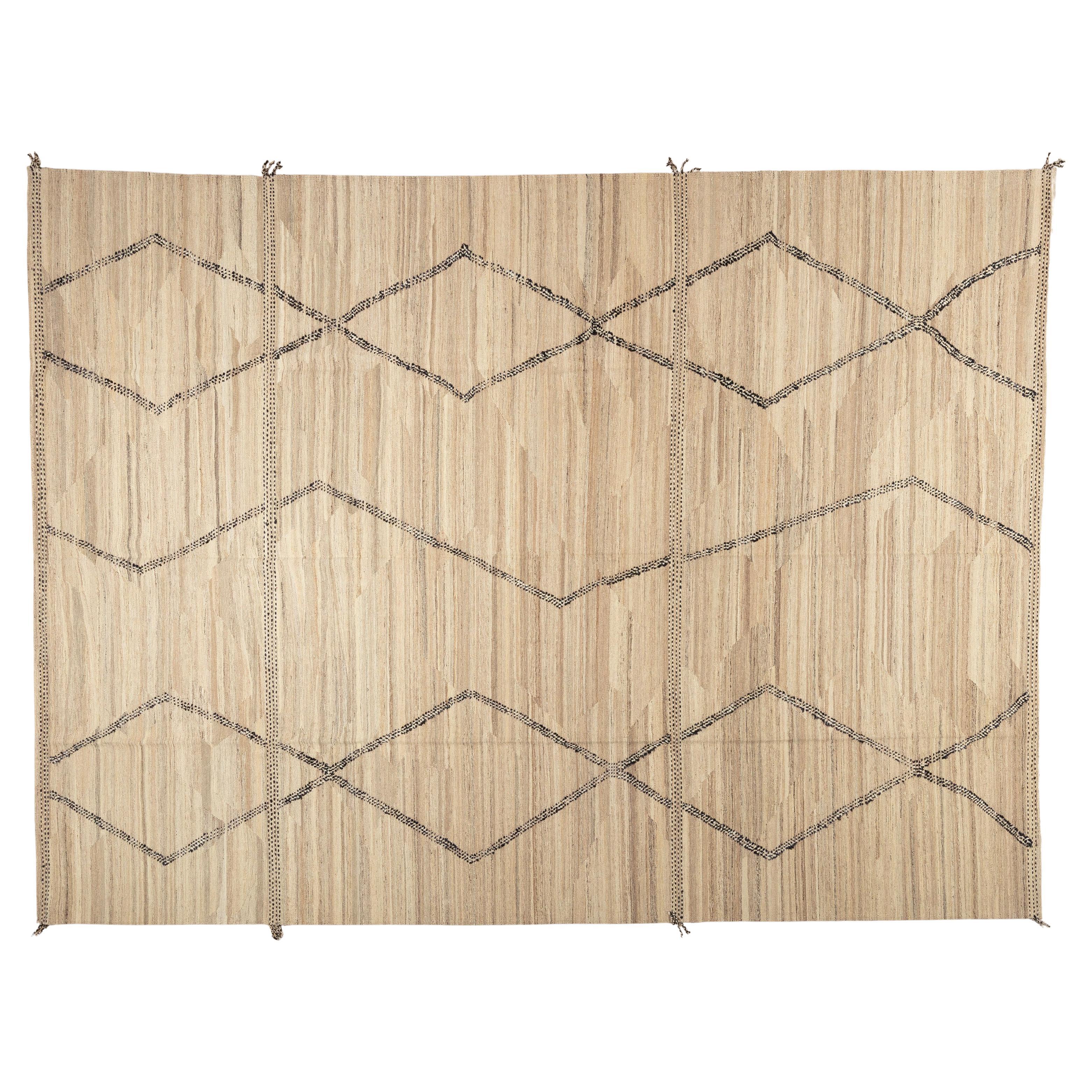 Moderner Kelim des 21. Jahrhunderts