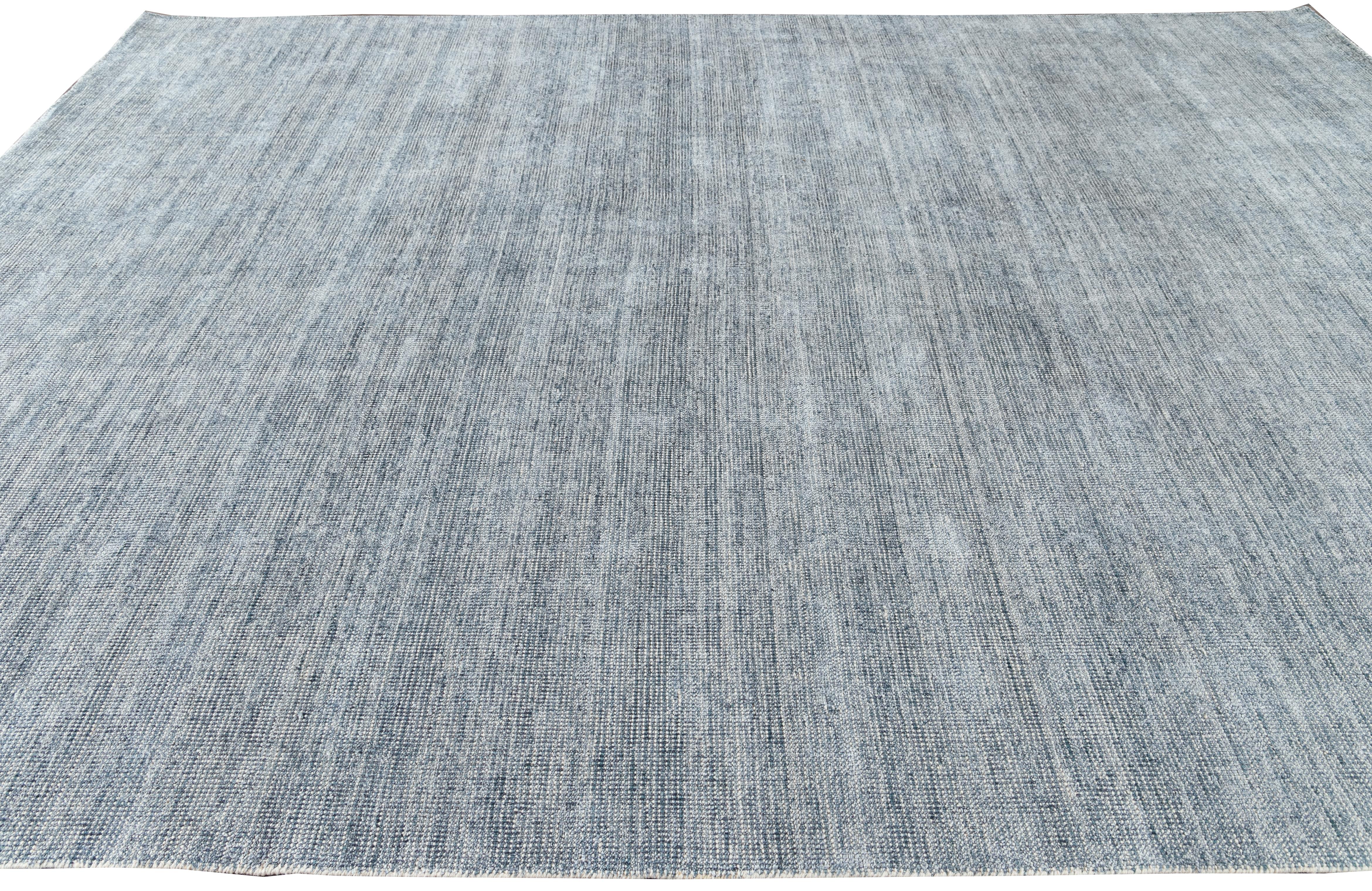 Contemporary 21st Century Modern Loop/Cut Groove Rug For Sale