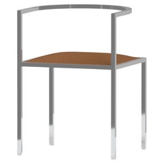 21e siècle, Modernity, Chaise Maçka, Structure et revêtement en acier inoxydable