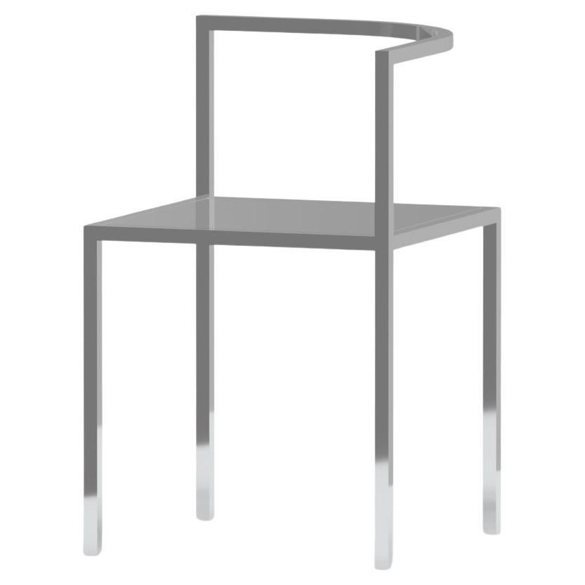 21st Century, Modern, Maçka Corner Chair, Stainless Steel Structure & Seating