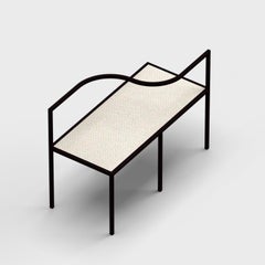 21° secolo, Moderna, Panca dell'amore Maçka, Struttura e rivestimento in metallo Coates