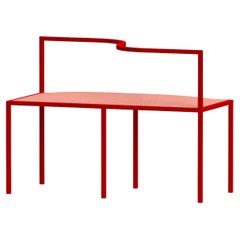21e siècle, The Moderns, Love Bench Maçka, structure en métal revêtu et capitonnage