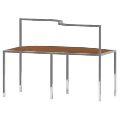 21e siècle, Modernity, Love Bench de Maçka, structure et revêtement en acier inoxydable