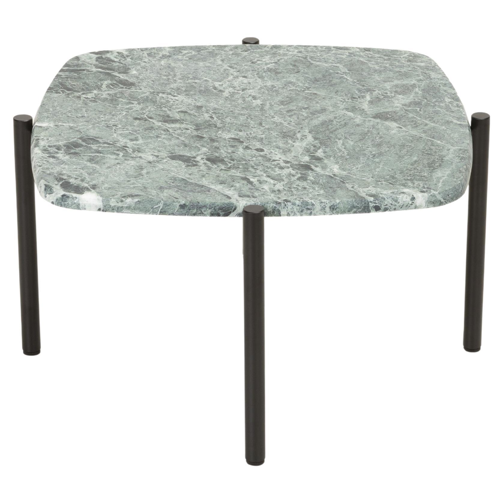 21st Century Modern Marble Verde Alpi Coffee Table Blade Coffee Made in Italy For Sale