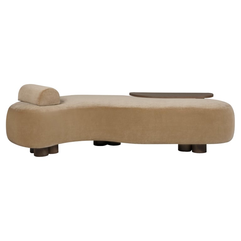 21st Century Modern Minho Chaise Longue Handcrafted Portugal by Greenapple For Sale
