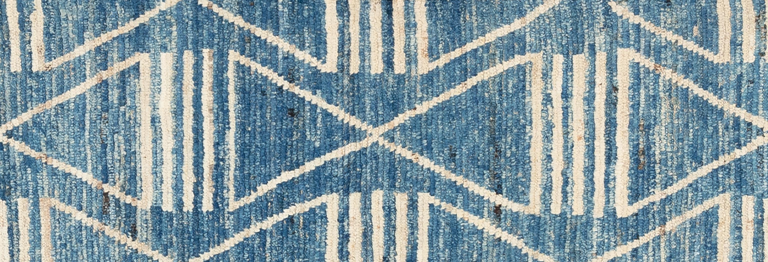 Moderner marokkanischer Läufer des 21. Jahrhunderts (Afghanisch) im Angebot