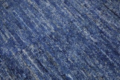 Alfombra de Lana Estilo Marroquí Moderno Siglo XXI en Diseño Azul 9'5" X 11'6"