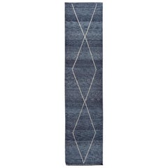 21st Century Modern Moroccan Style Wool Runner