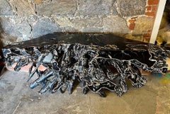 21st Century Modern Organic Teak Root Console Table, Handpainted, IDN 2023