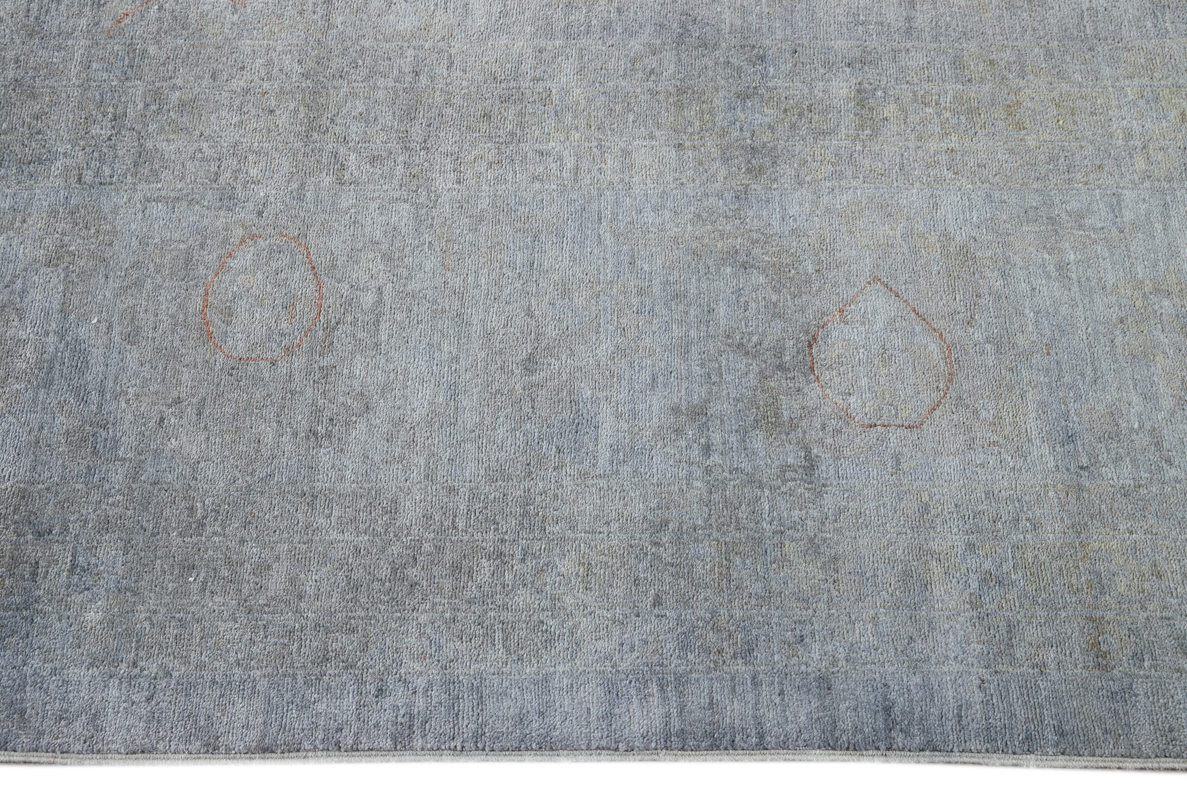 Contemporary 21st Century Modern Overdyed Rug For Sale