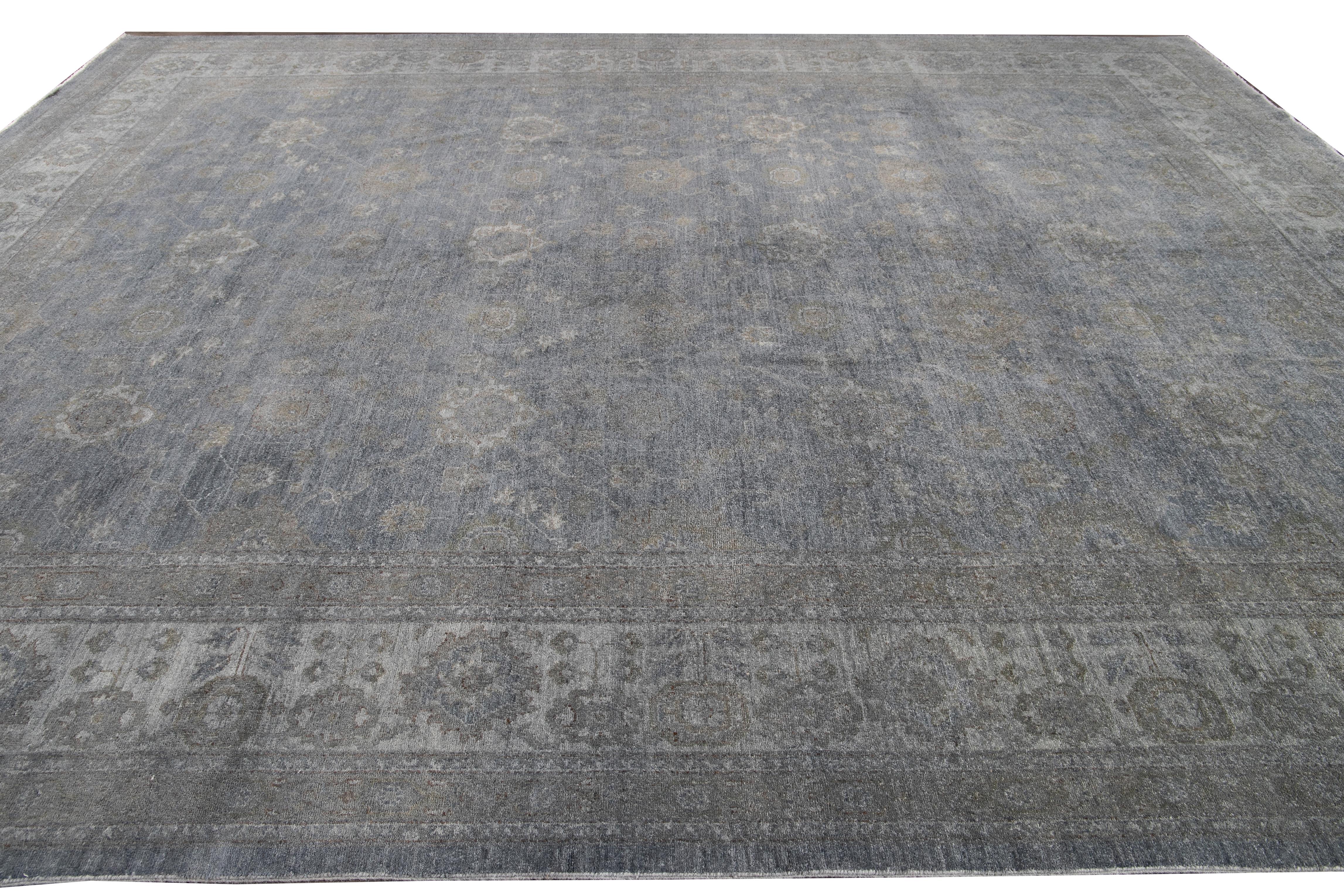 Wool 21st Century Modern Overdyed Rug  For Sale