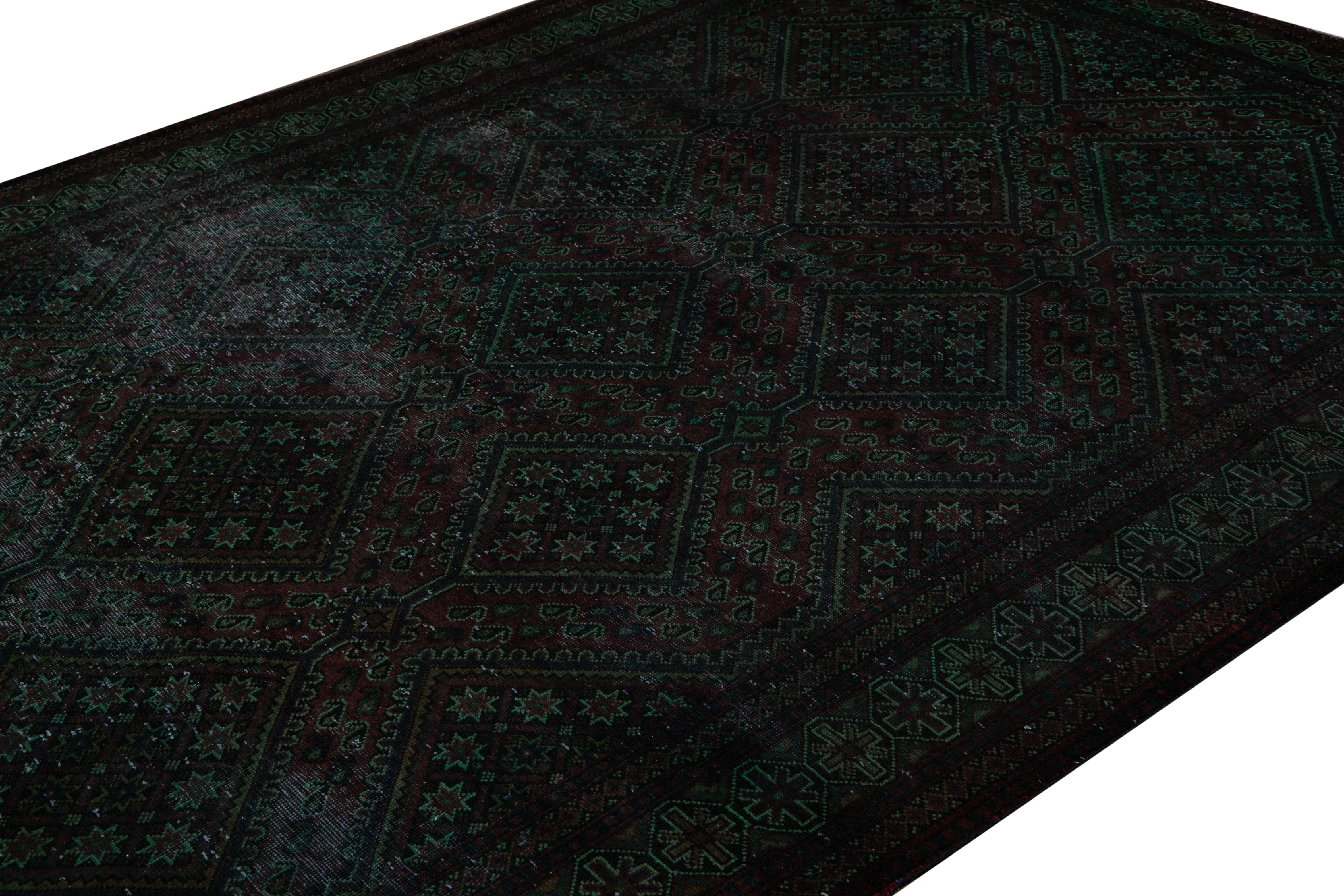 21st Century Modern Overdyed Wool Rug For Sale 1