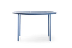 Runder Tisch aus perforiertem Stahl des 21. Jahrhunderts für den Außenbereich Neo Made in Italy