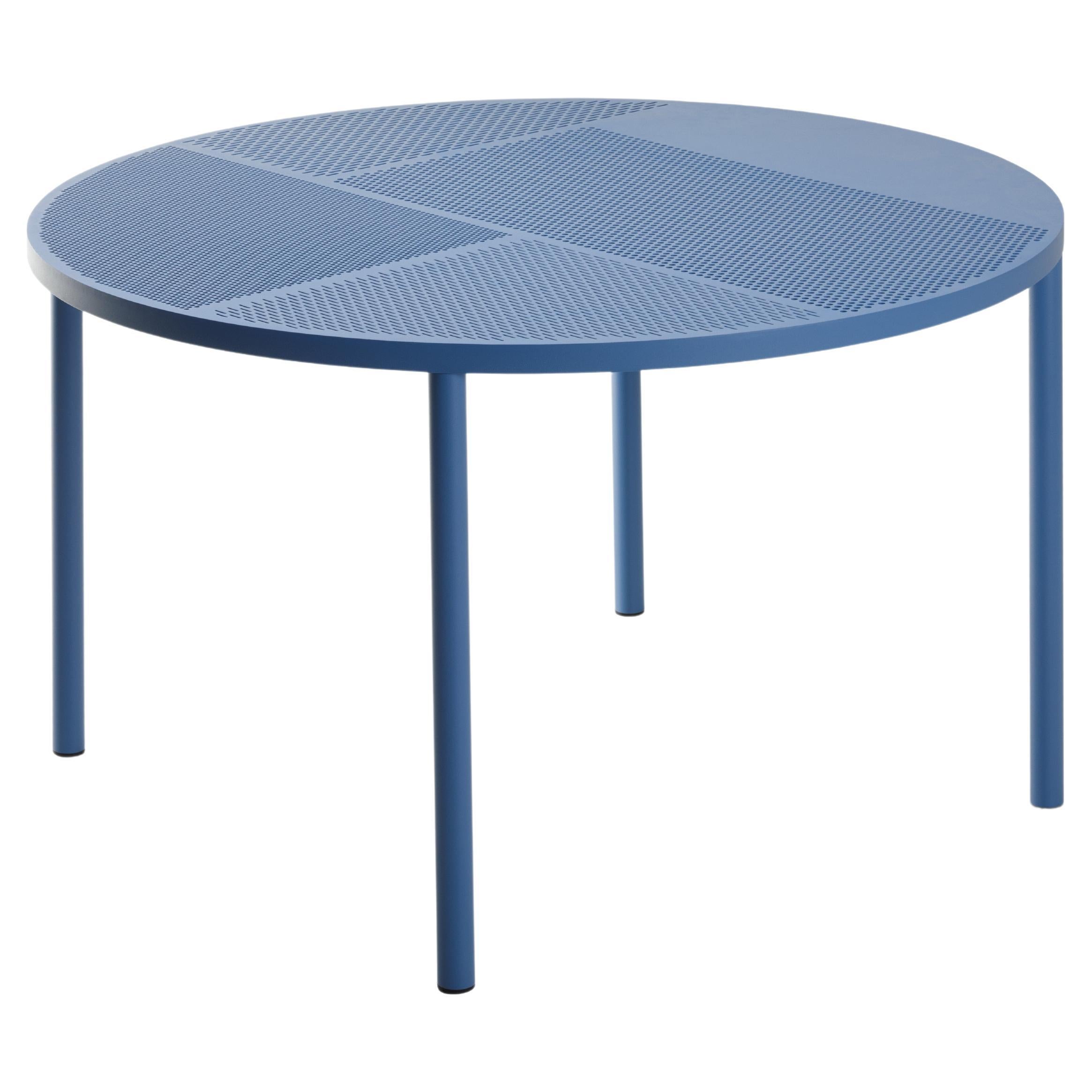 21st Century Modern Perforated Steel Round Table for Outdoor Neo Made in Italy