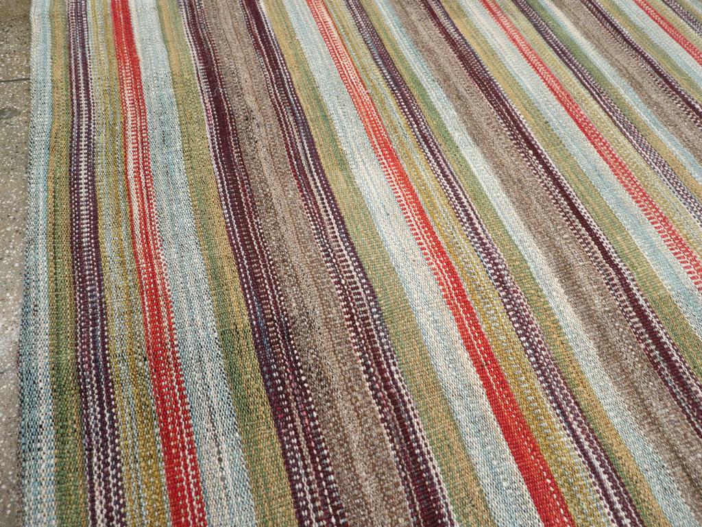 Siglo XXI Alfombra Persa Moderna de Tejido Plano Kilim Tamaño de la Habitación Tejido a mano en venta
