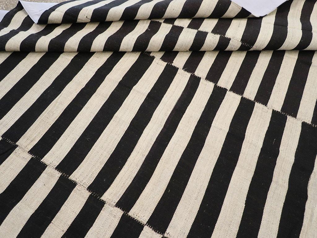 Siglo XXI Alfombra Persa Moderna de Tejido Plano Kilim Tamaño de la Habitación Lana en venta