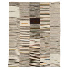 Siglo XXI Alfombra Persa Moderna de Tejido Plano Kilim Tamaño de la Habitación