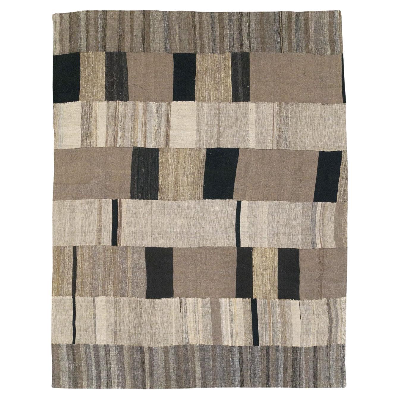 Siglo XXI Alfombra Persa Moderna de Tejido Plano Kilim Tamaño de la Habitación