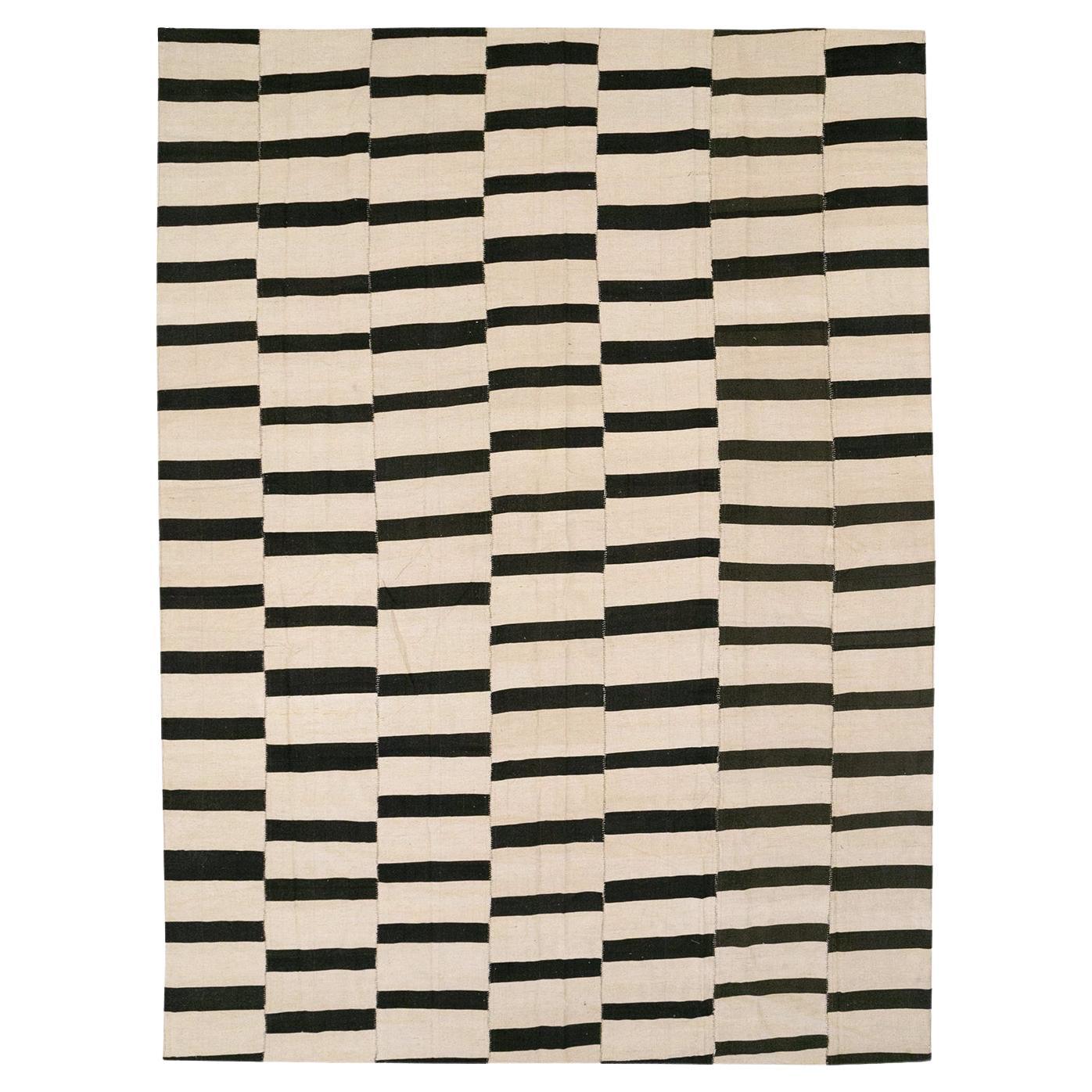 Siglo XXI Alfombra Persa Moderna de Tejido Plano Kilim Tamaño de la Habitación
