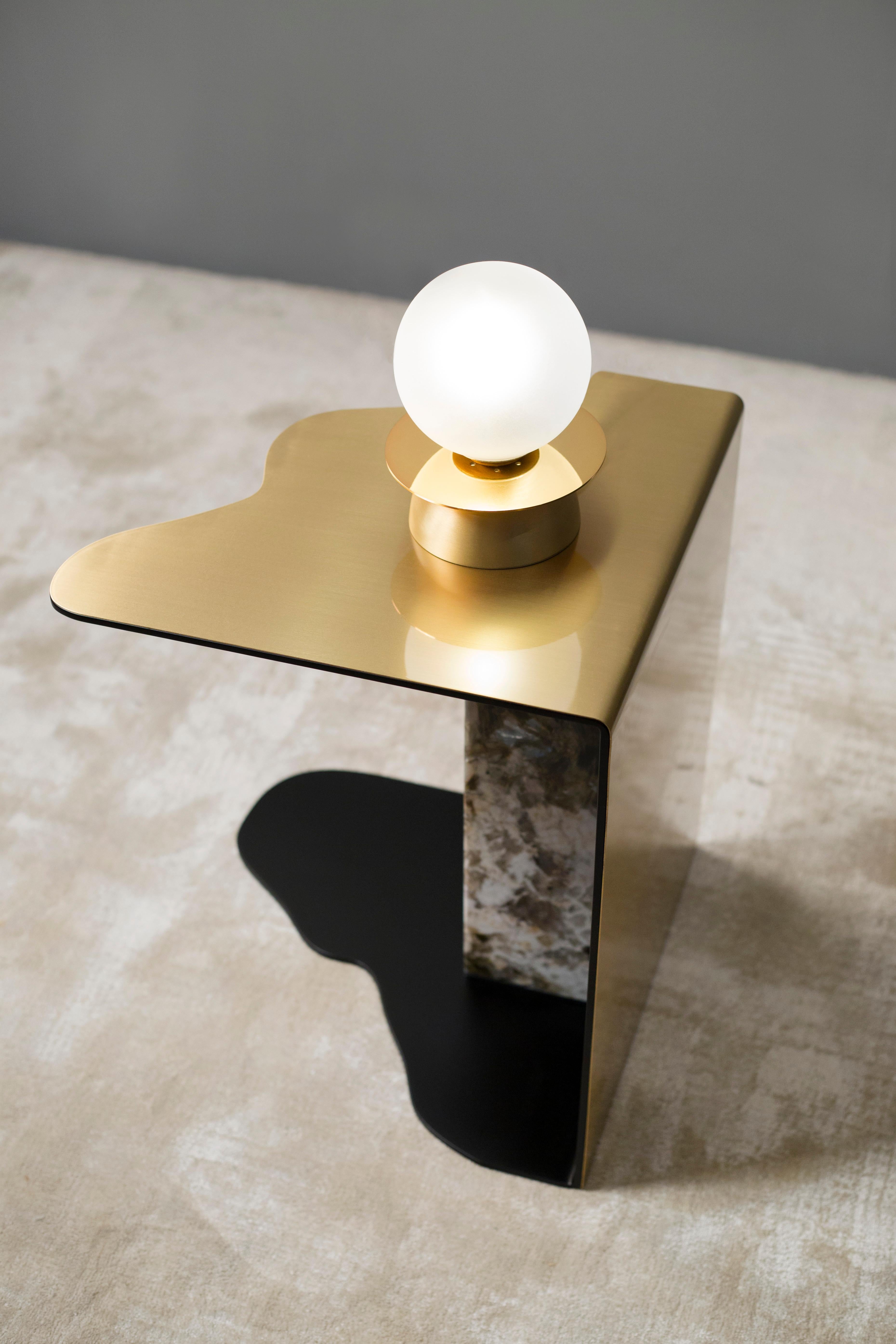 Raw Side Table, Contemporary Collection, Handcrafted in Portugal - Europe by Greenapple.

The interplay of perfectionism and raw beauty allows simplicity to emerge as the ultimate form of sophistication. Raw offers a play of contrasting textures
