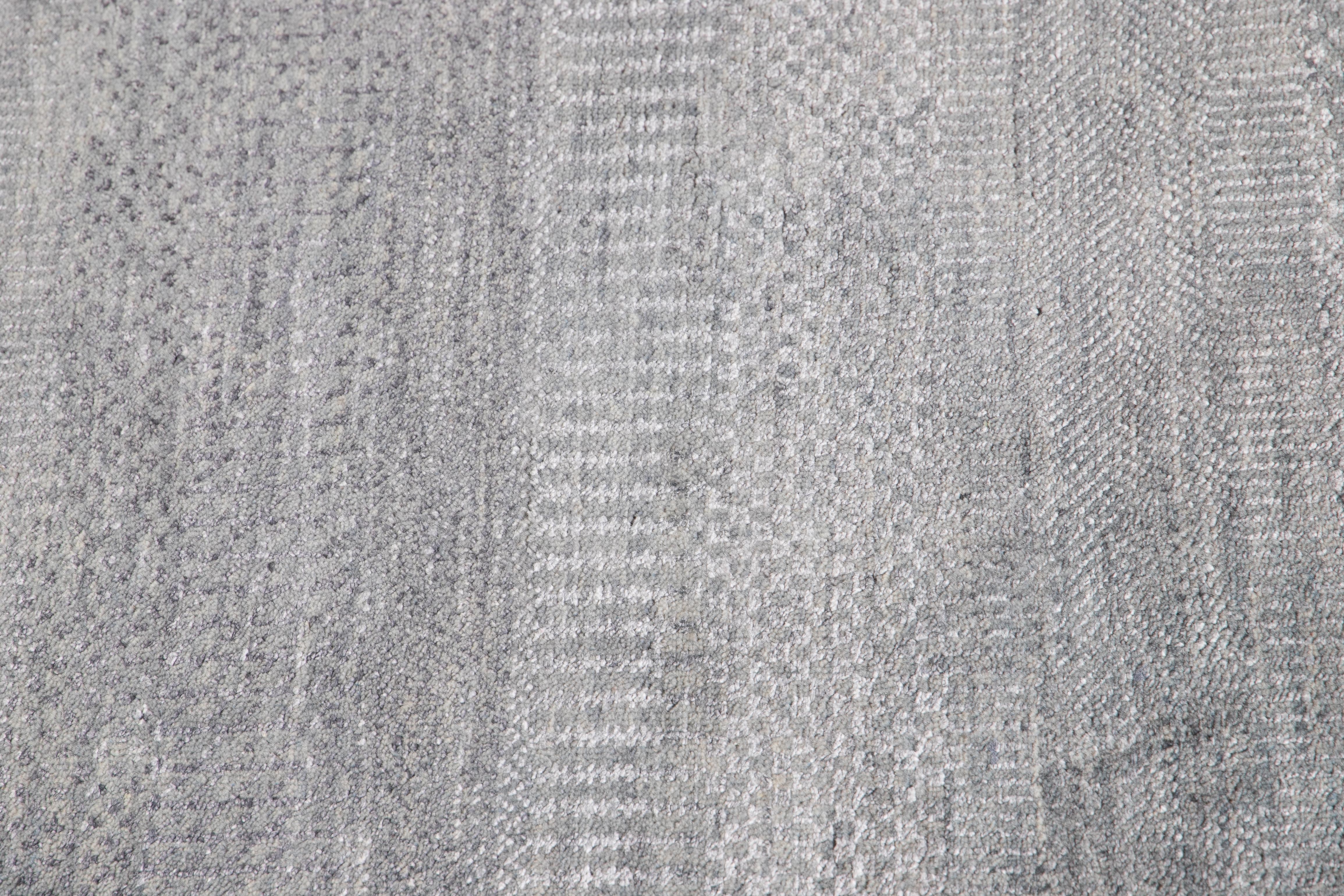 21st Century Modern Savannah Wool Round Rug In New Condition In Norwalk, CT