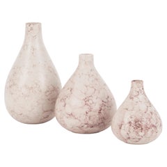 Modern Set of 3 Ceramic Jars Handcrafted in Portugal by Greenapple