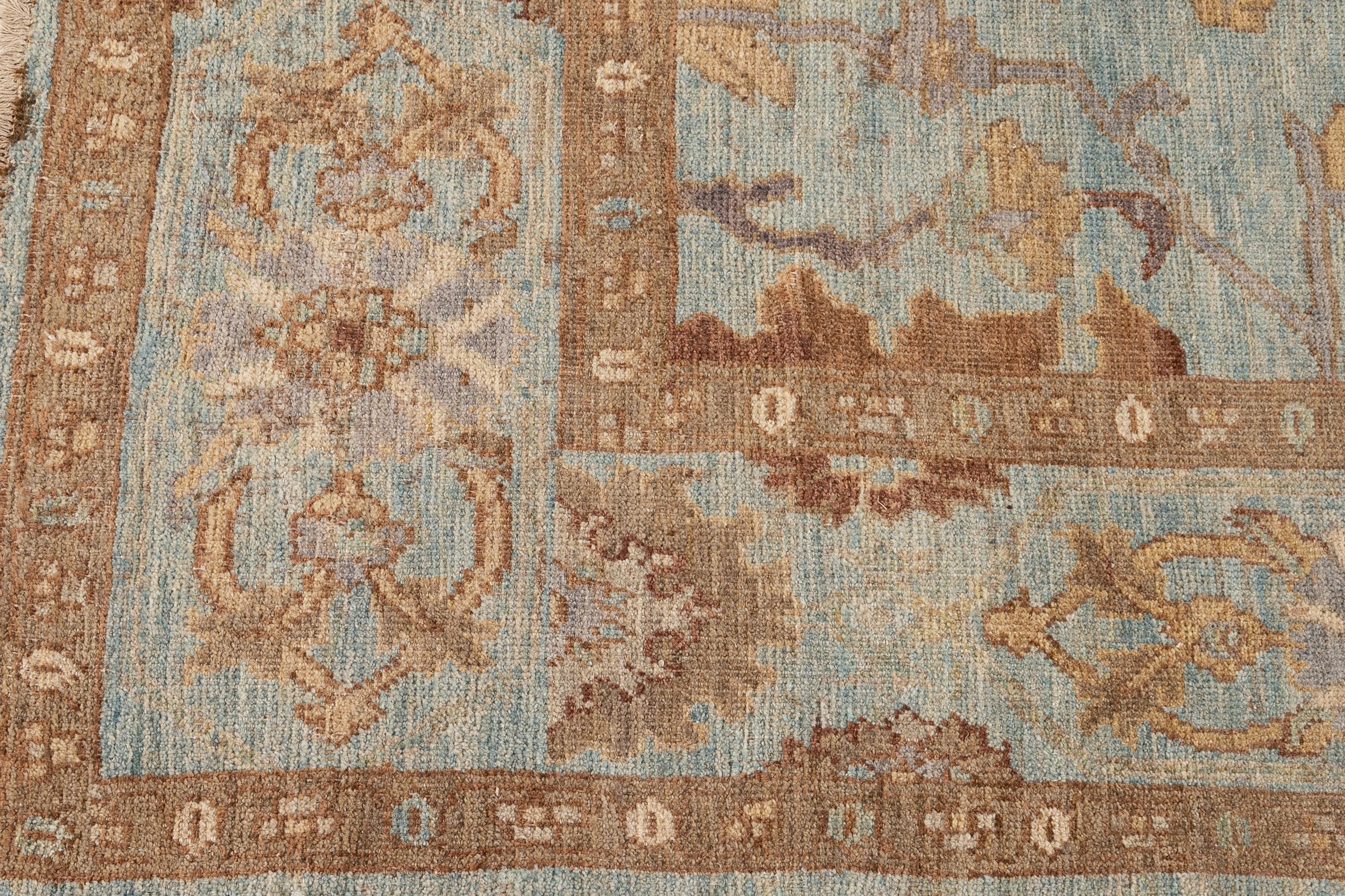 Contemporary 21st Century Modern Square Persian Sultanabad Rug For Sale
